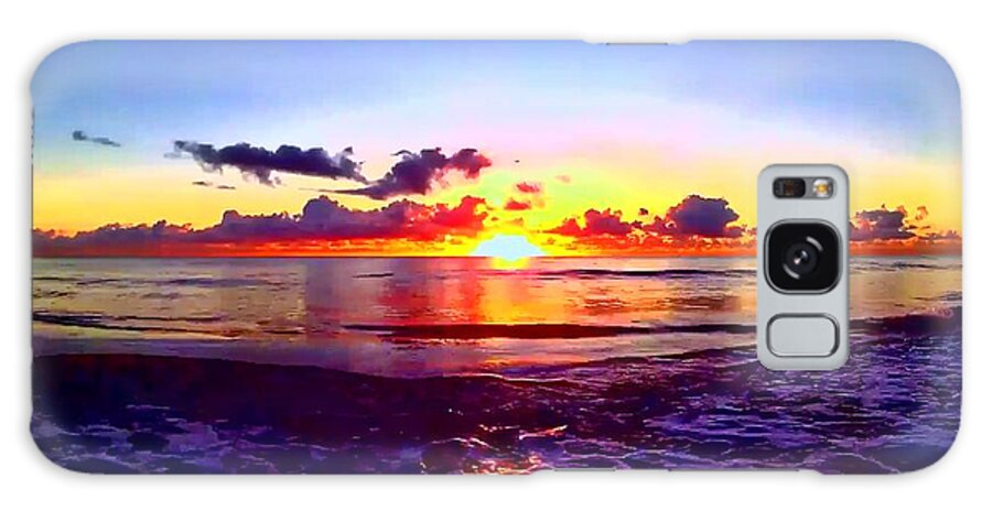Sunrise Galaxy Case featuring the photograph Sunrise Beach 57 by Rip Read