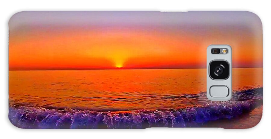 Sunrise Galaxy Case featuring the photograph Sunrise Beach 646 by Rip Read