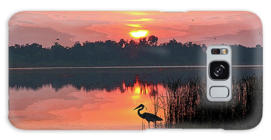 Sunrise Galaxy Case featuring the photograph Sunrise Over Lake Smart by Robert Carter