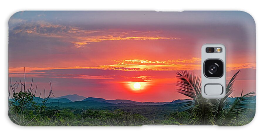 _earthscapes Galaxy Case featuring the photograph Sunrise Over the Jungles Mazatlan by Tommy Farnsworth