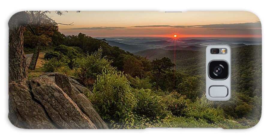 Shenandoah National Park Galaxy Case featuring the photograph Sunrise over the Shenandoah Valley by NPS Neal Herbert