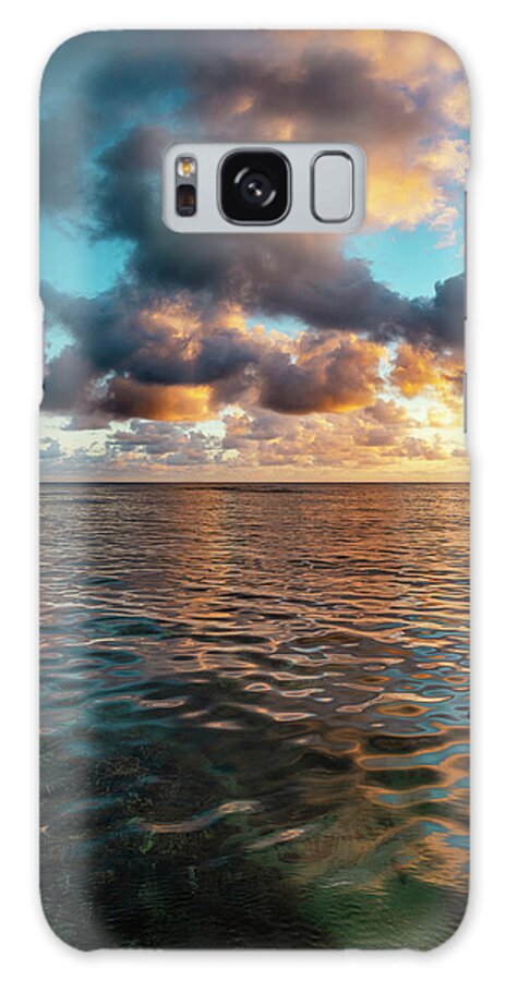 Kauai Galaxy Case featuring the photograph Sunrise Reflections by Christopher Johnson