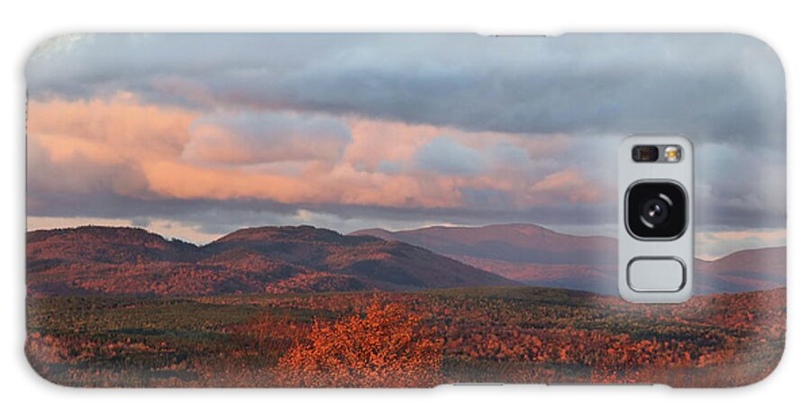 Fall Galaxy Case featuring the photograph Sunset Colors over Greenville, Maine by Sandra Huston