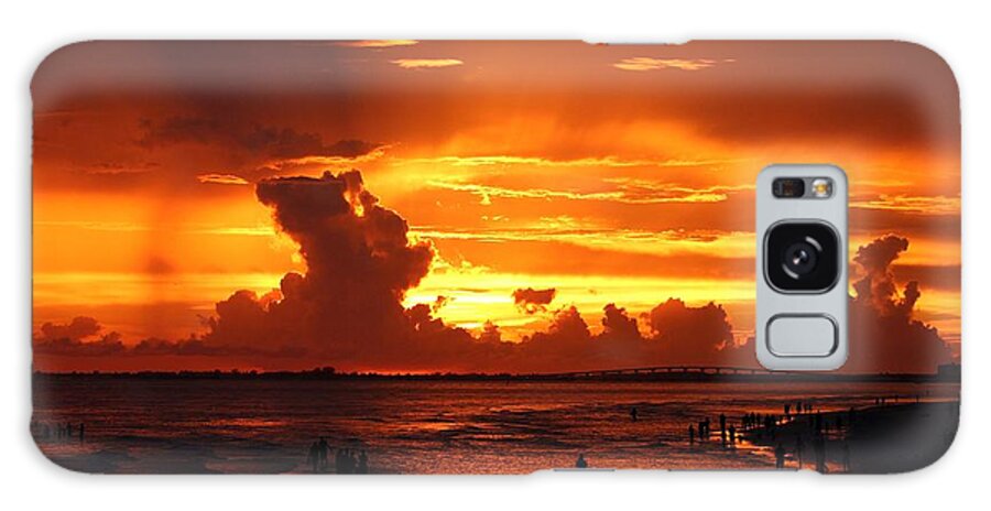 Sunset Galaxy Case featuring the photograph Sunset by Mingming Jiang