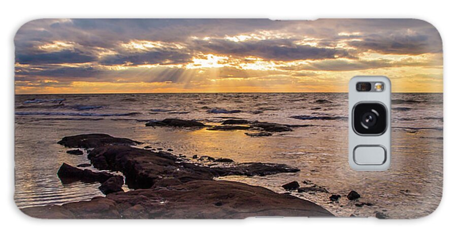 Prince Edward Island Galaxy Case featuring the photograph Sunset on the Sea Shore by Linda McRae