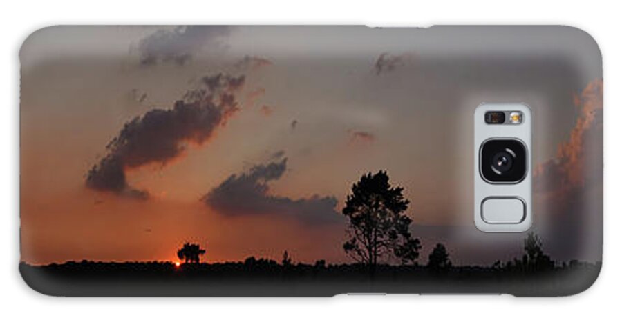 Sunset Galaxy Case featuring the photograph Sunset Pano by Erik Tanghe