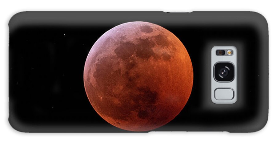 Astrophotography Galaxy Case featuring the photograph Super Blood Wolf Moon of January 20, 2019 by Nancy Gleason