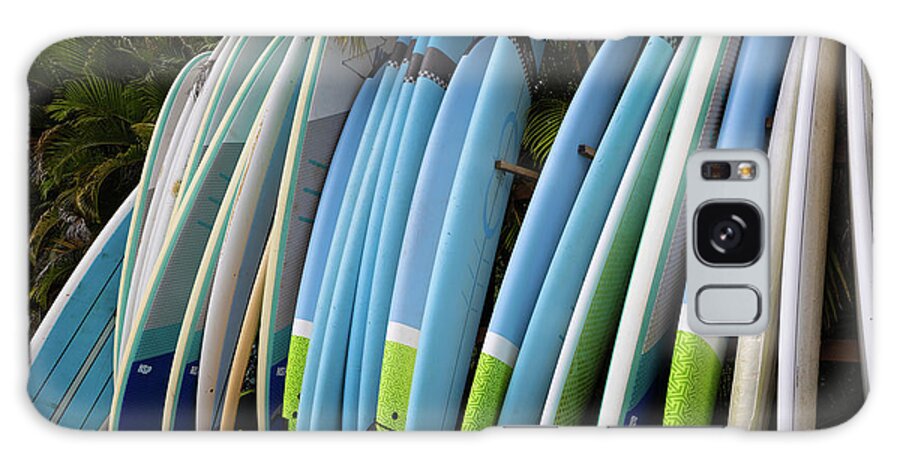 Surfboards Galaxy Case featuring the photograph Surfboards by Eva Lechner