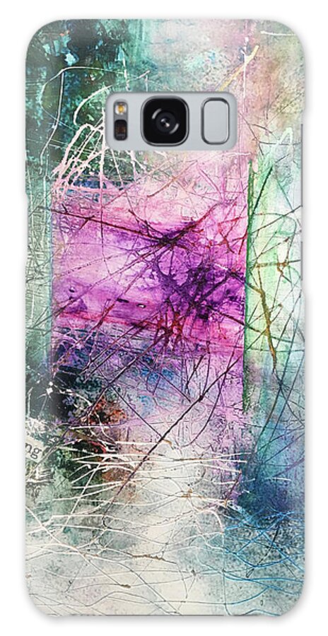 Abstract Art Galaxy Case featuring the painting Symbolic Resonance by Rodney Frederickson