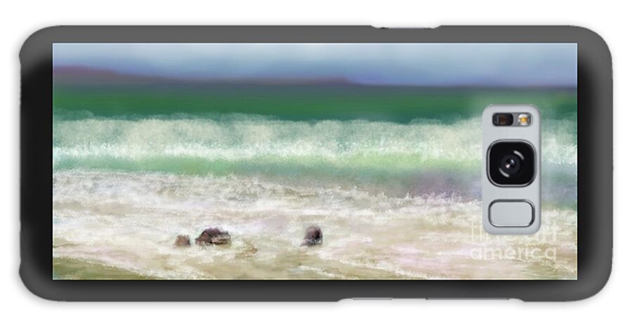Beach Galaxy Case featuring the digital art Tammi's Beach 2021 by Julie Grimshaw
