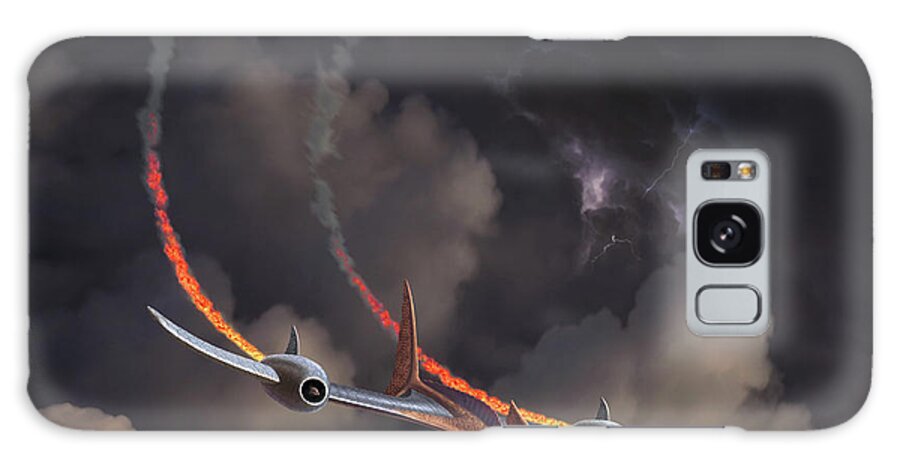 Elp Galaxy Case featuring the digital art Tarkus Legacy 12-The Jetadactyl by Jerry LoFaro