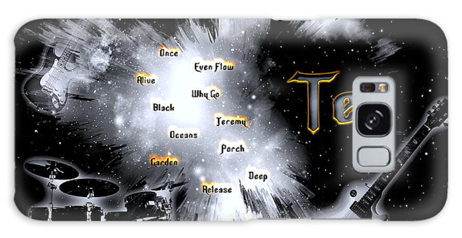 Ten Galaxy Case featuring the digital art Ten by Michael Damiani