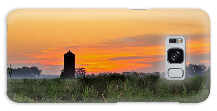 Sunrise Galaxy Case featuring the photograph Terra Ceia Silo by Eric Towell
