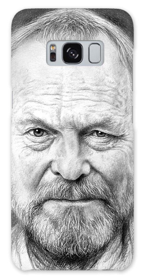 Bestseller Galaxy Case featuring the drawing Terry Gilliam by Michael Lightsey