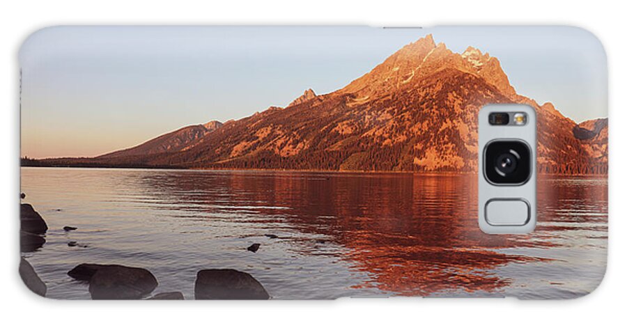 Mountain Galaxy Case featuring the photograph Teton Glow by Go and Flow Photos