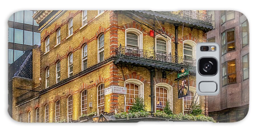 Prince Albert Galaxy Case featuring the photograph The Albert Pub, London by Marcy Wielfaert