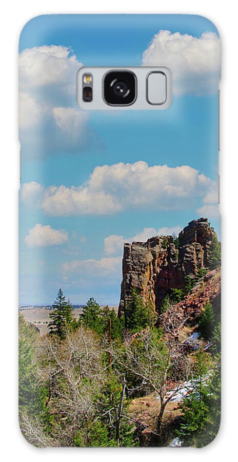 Rock Climber Galaxy Case featuring the photograph Eldorado Canyon State Park,The Bastille by Tom Potter