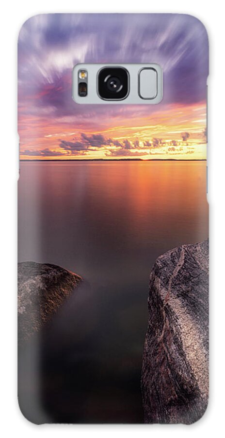 Sunset Galaxy Case featuring the photograph The Beautiful Evening Light by Nate Brack