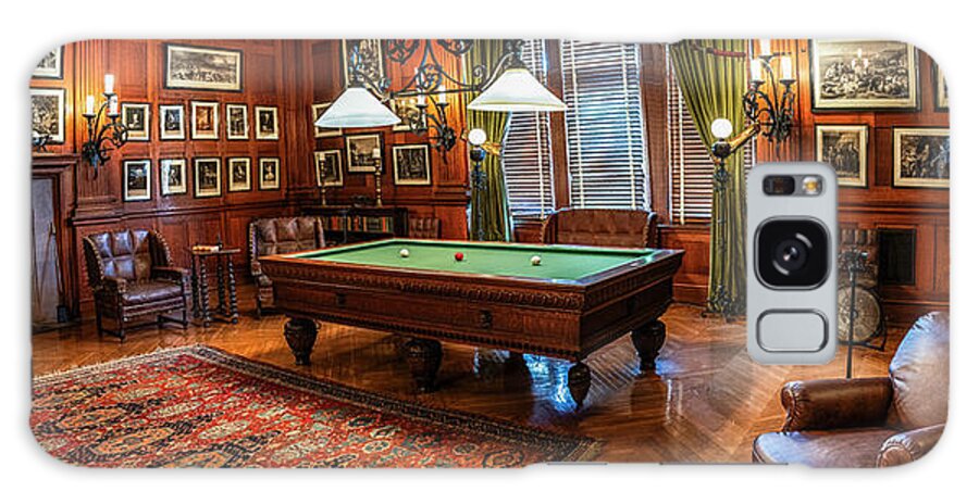 The Biltmore Billiard Room Galaxy Case featuring the photograph The Biltmore Billiard room by Mark Papke