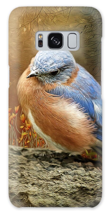 Bird Galaxy Case featuring the digital art The Bird and the Bee by Maggy Pease