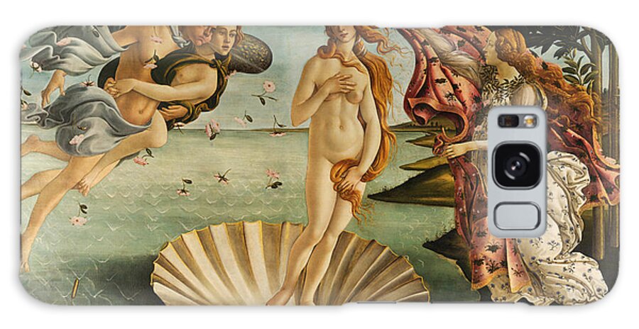 Venus Galaxy Case featuring the digital art The Birth of Venus by Long Shot
