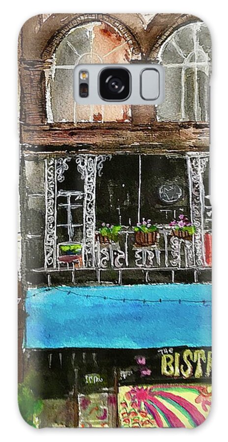 Local Art Galaxy Case featuring the painting The Bistro by Eileen Backman