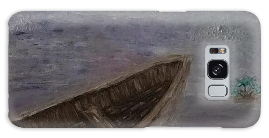 Alternate Universe Galaxy Case featuring the painting The Boat from Nowhere by Christina Knight