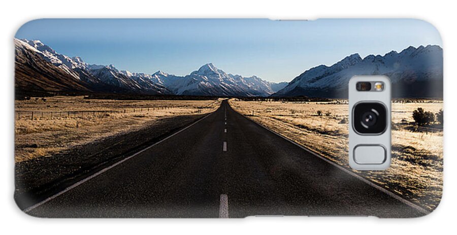 Mountains Galaxy Case featuring the photograph The classic approach by Johannes Brienesse