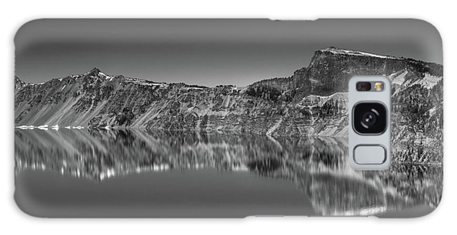 Crater Lake Galaxy Case featuring the photograph The Crater Lake abstract composition by Alessandra RC