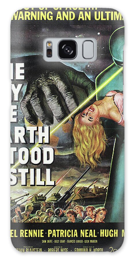 Patricia Neal Galaxy Case featuring the mixed media ''The Day the Earth Stood Still'' movie poster 1951 by Movie World Posters