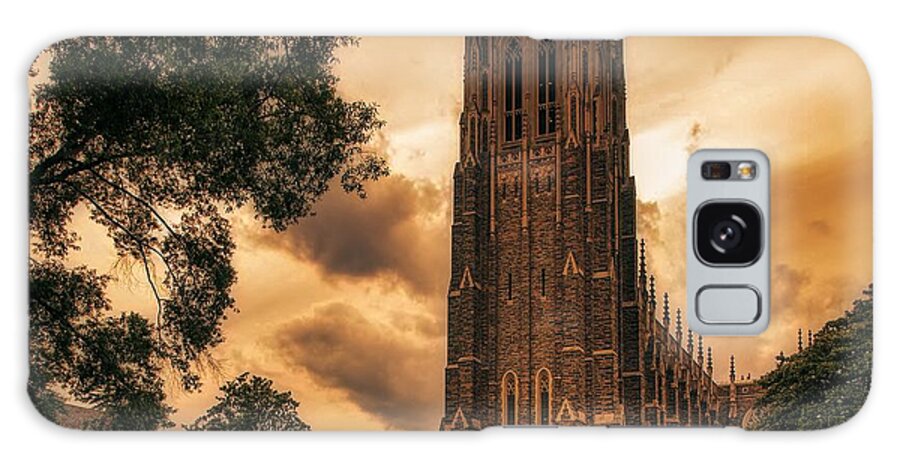 Duke University Galaxy Case featuring the photograph The Duke University Chapel by Mountain Dreams