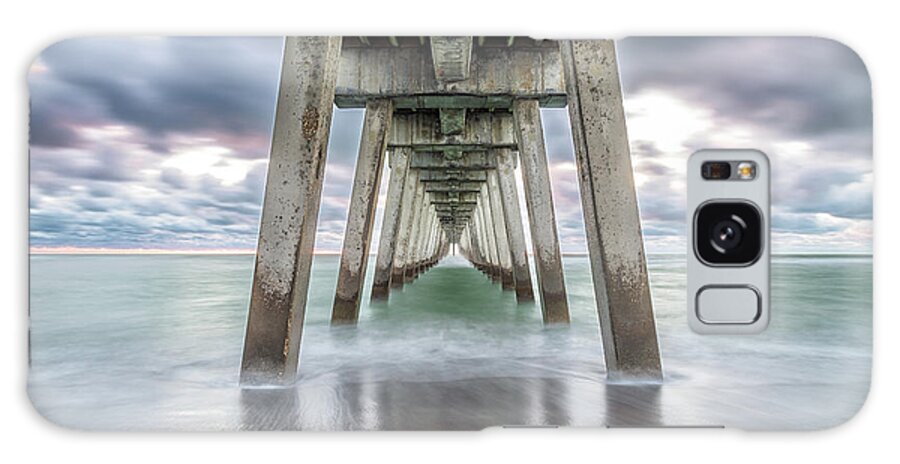 Venice Fishing Pier Galaxy Case featuring the photograph The end of a beautiful day at Venice Fishing Pier by Rudy Wilms