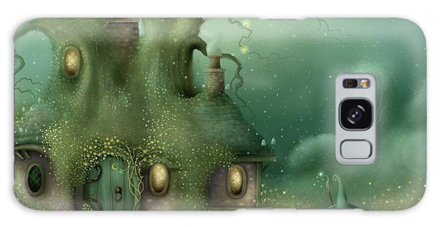 Fairies Galaxy Case featuring the painting The Fairy Oak by Joe Gilronan