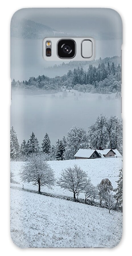 Landscape Galaxy Case featuring the photograph The first snow by Jaroslaw Blaminsky