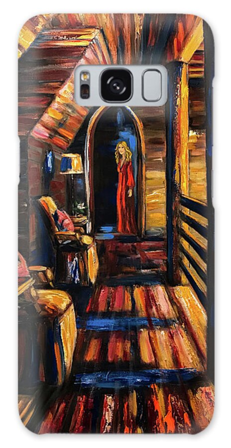 Original Painting Galaxy Case featuring the painting The Gallery by Sherrell Rodgers