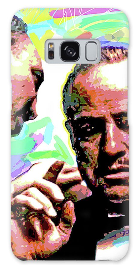 Movie Stars Galaxy Case featuring the painting The Godfather - Marlon Brando by David Lloyd Glover