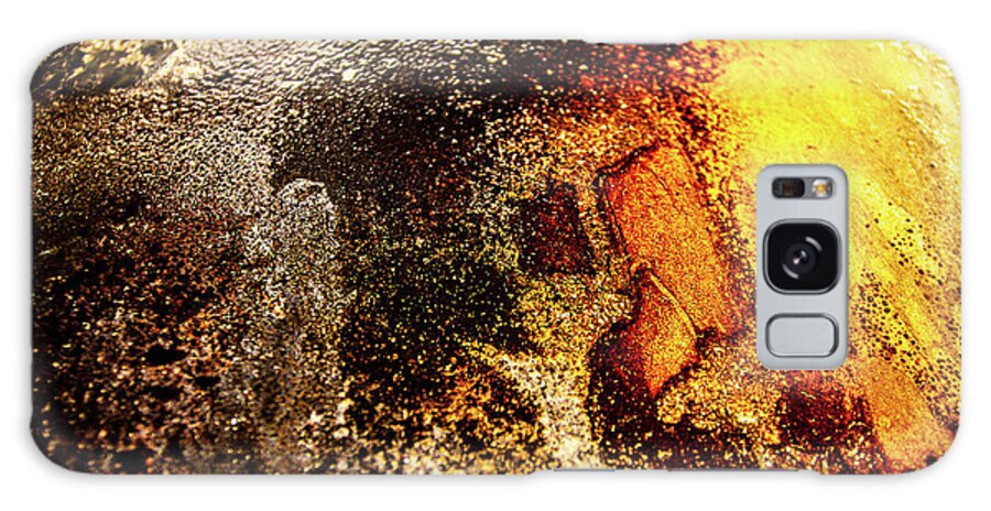Abstract Galaxy Case featuring the photograph The Golden Mask I by Liquid Eye