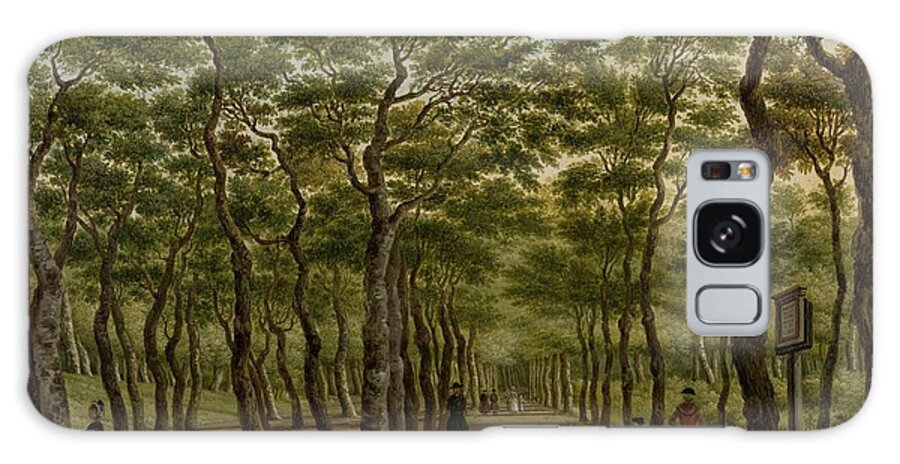 Nature Galaxy Case featuring the painting The Herepad in the Haagse Bos, Paulus Constantijn la Fargue, 1778 by Shop Ability