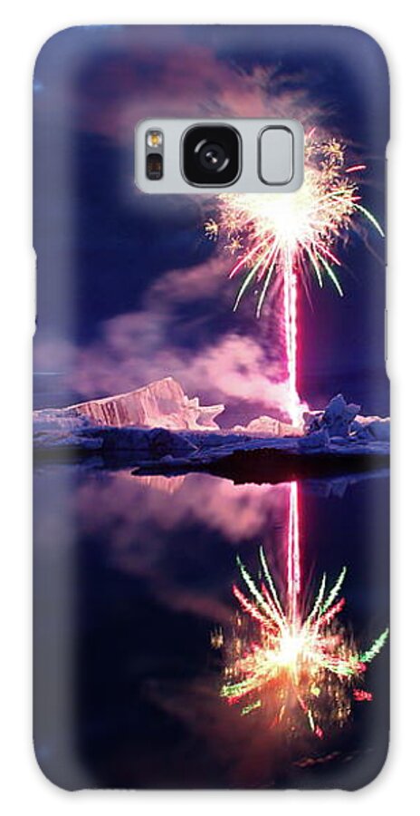 Fireworks Galaxy Case featuring the photograph The ice candle by Christopher Mathews