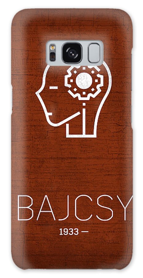 Inventors Galaxy Case featuring the mixed media The Inventors Series 058 Ruzena Bajcsy by Design Turnpike