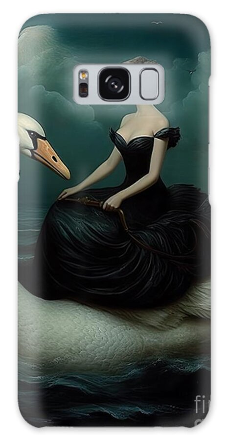 Surreal Galaxy Case featuring the painting The Journey by Mindy Sommers