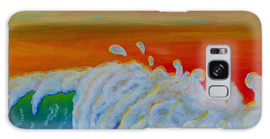 Surf Galaxy Case featuring the painting Joy of Suds by Mike Kling