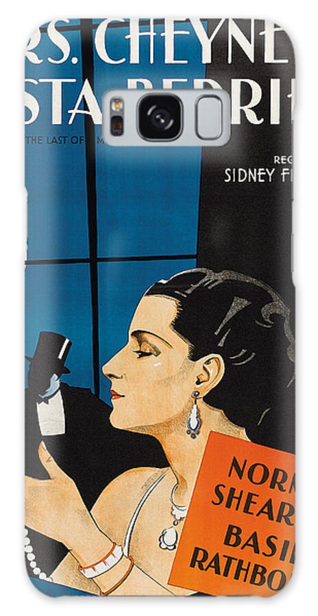 Last Galaxy Case featuring the mixed media ''The Last of Mrs. Cheyney'' with Norma Shearer, 1929 by Movie World Posters