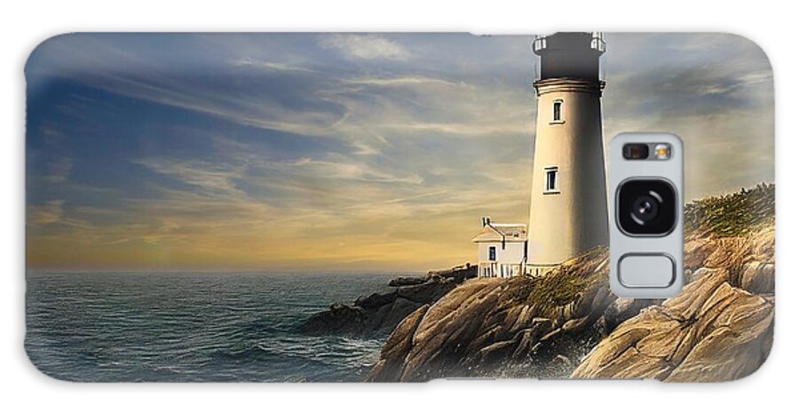 Lighthouse Galaxy Case featuring the photograph The Lighthouse by Robert Knight