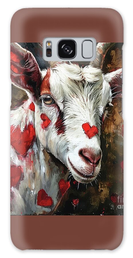 Goat Galaxy Case featuring the painting The Love Goat by Tina LeCour