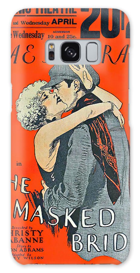 Masked Galaxy Case featuring the mixed media ''The Masked Bride'', with Mae Murray, 1925 by Movie World Posters
