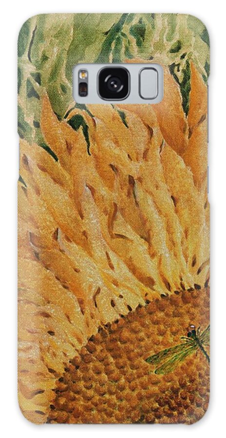 Sunflower Galaxy Case featuring the painting The messenger by Milly Tseng