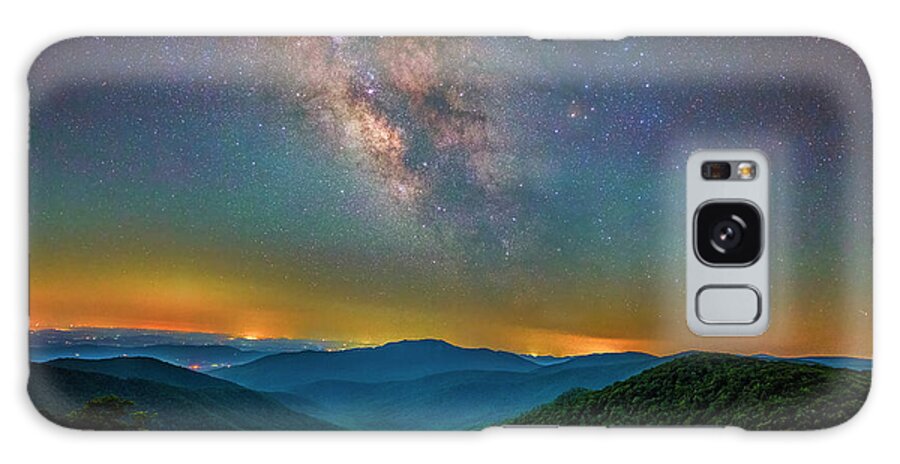 The Milky Way Over Shenandoah Galaxy Case featuring the photograph The Milky Way Over Shenandoah by Mark Papke