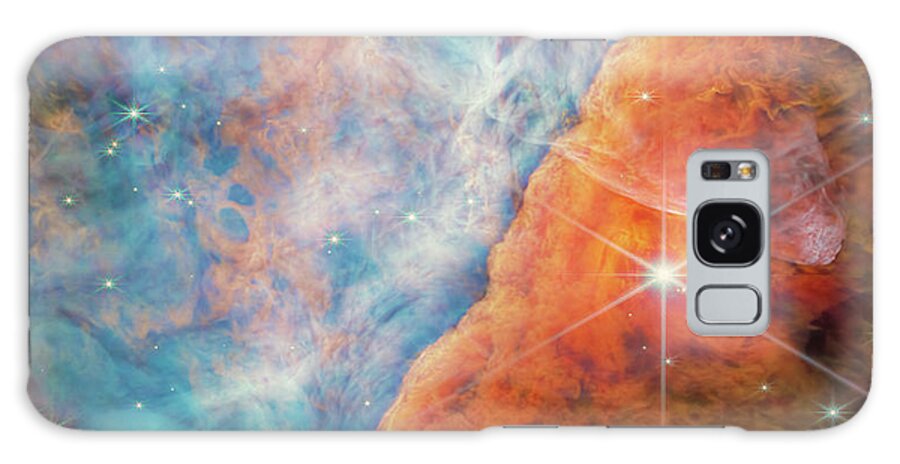 Galaxy Galaxy Case featuring the photograph The Orion Bar Region by Mango Art