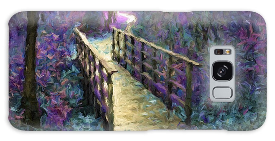  Landscape Galaxy Case featuring the painting The Pathway Home by Trask Ferrero